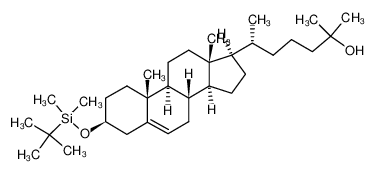 142886-27-9 spectrum, 3β-(tert-butyldimethylsiloxy)cholest-5-en-25-ol