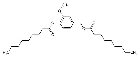 150058-95-0 spectrum, 3-methoxy-4-(nonanoyloxy)benzyl nonanoate