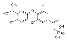 852948-59-5 2-[3,5-dichloro-4-(4'-hydroxy-3'-iso-propylphenoxy)phenyl]-2-oxoethylphosphonic acid