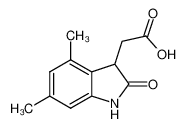 (4,6-二甲基-2-氧代-2,3-二氢-1H-吲哚-3-基)乙酸