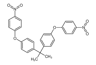 1-(4-nitrophenoxy)-4-[2-[4-(4-nitrophenoxy)phenyl]propan-2-yl]benzene 20653-11-6