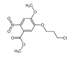 methyl 5-(3-chloropropoxy)-4-methoxy-2-nitrobenzoate 380844-24-6