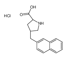 (2S,4R)-4-(naphthalen-2-ylmethyl)pyrrolidine-2-carboxylic acid,hydrochloride 1049740-41-1