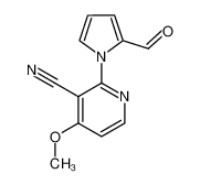 2-(2-formylpyrrol-1-yl)-4-methoxypyridine-3-carbonitrile 338412-33-2