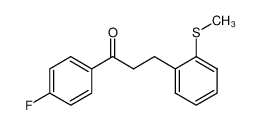 1-(4-氟苯基)-3-[2-(甲硫基)苯基]-1-丙酮