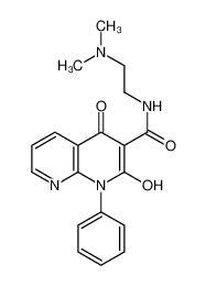 N-[2-(dimethylamino)ethyl]-4-hydroxy-2-oxo-1-phenyl-1,8-naphthyridine-3-carboxamide 138304-93-5
