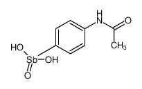 p-Acetamidobenzenestibonic acid 98-76-0