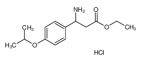 Ethyl 3-amino-3-(4-isopropoxyphenyl)propanoate hydrochloride 945419-73-8