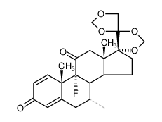 2063-26-5 structure, C24H29FO6