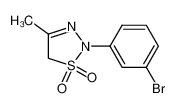 2-(3-溴苯基)-4-甲基-2,5-二氢-1,2,3-噻二唑1,1-二氧化物