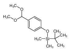 118736-04-2 spectrum, <i>tert</i>-Butyl[4-(dimethoxymethyl)phenoxy]dimethylsilane