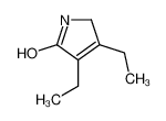 60651-43-6 spectrum, 3,4-diethyl-1,2-dihydropyrrol-5-one