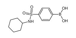 [4-(cyclohexylsulfamoyl)phenyl]boronic acid 871329-66-7