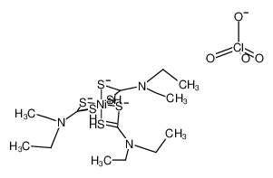 39838-22-7 structure, C15H36ClN3NiO4S6