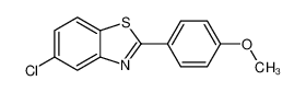 5-chloro-2-(4-methoxyphenyl)-1,3-benzothiazole 92161-46-1