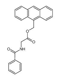 4671-58-3 spectrum, N-Benzoyl-glycin-(9)-anthrylmethylester