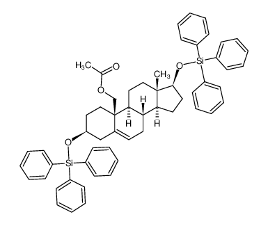 3β,17β-di(triphenylsiloxy)androst-5-en-19-ol acetate