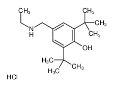 2,6-ditert-butyl-4-(ethylaminomethyl)phenol,hydrochloride 141545-89-3