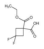 1232365-40-0 spectrum, 1-(ethoxycarbonyl)-3,3-difluorocyclobutanecarboxylic acid