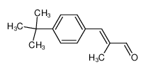 180850-14-0 spectrum, 3-(4-tert-butylphenyl)-2-methylprop-2-enal