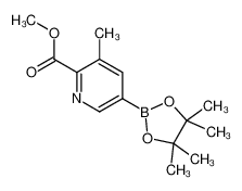 2-Methoxycarbonyl-3-methylpyridine-5-boronic acid pinacol ester 1218791-31-1