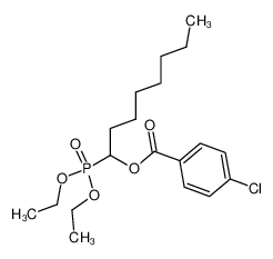 256511-59-8 spectrum, diethyl 1-(p-chlorobenzoyloxy)octylphosphonate