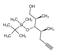 243468-90-8 (2R,3S,4S)-3-(tert-butyldimethylsilyloxy)-2,4-dimethyl-6-heptyn-1-ol