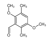 104129-40-0 spectrum, 2,5-dimethoxy-3,6-dimethylbenzaldehyde