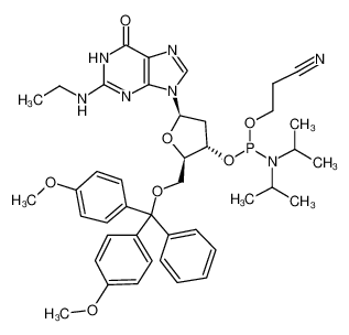 642462-81-5 structure, C42H52N7O7P