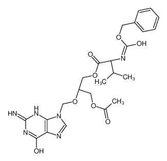 O-乙酰基N-苄氧羰基缬更昔洛韦