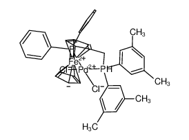 945948-93-6 structure, C39H36Cl2FeP2Pd