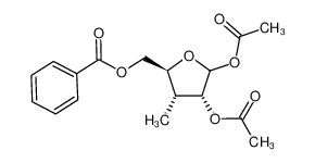 1,2-di-O-acetyl-5-O-benzoyl-3-deoxy-3-C-methyl-D-ribofuranose 444019-07-2