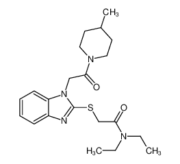 606110-00-3 structure, C21H30N4O2S