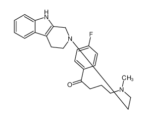 83892-96-0 1-(4-fluorophenyl)-4-[methyl-[2-(1,3,4,9-tetrahydropyrido[3,4-b]indol-2-yl)ethyl]amino]butan-1-one