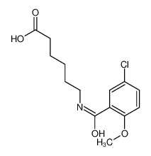 87262-53-1 6-[(5-chloro-2-methoxybenzoyl)amino]hexanoic acid