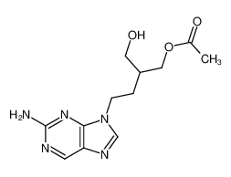 (R,S)-9-[4-acetoxy-3-(hydroxymethyl)but-1-yl]-2-aminopurine