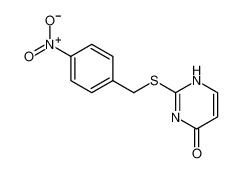 2-[(4-nitrophenyl)methylsulfanyl]-1H-pyrimidin-6-one 78932-23-7