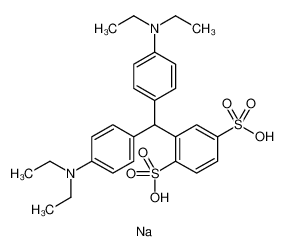 1,4-Benzenedisulfonic acid, 2-[bis[4-(diethylamino)phenyl]methyl]-, sodium salt (1:2) 911304-76-2