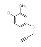 1-chloro-2-methyl-4-prop-2-ynoxybenzene 33133-30-1