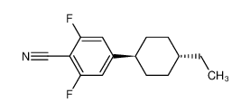 4-(4-ethylcyclohexyl)-2,6-difluorobenzonitrile 208844-07-9