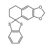 129150-11-4 structure, C17H14O2S2