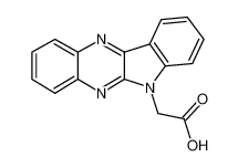 2-indolo[3,2-b]quinoxalin-6-ylacetic acid 25681-06-5