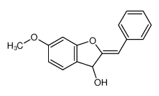 87606-84-6 spectrum, (Z)-2-benzylidene-6-methoxy-2,3-dihydrobenzo(b)furan-3-ol