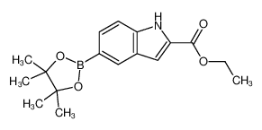 736990-02-6 structure, C17H22BNO4