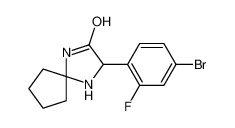 3-(4-Bromo-2-fluorophenyl)-1,4-diazaspiro[4.4]nonan-2-one 1272755-90-4