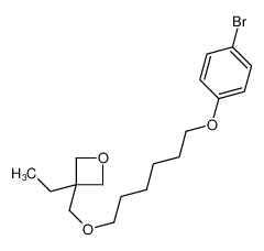 3-[6-(4-bromophenoxy)hexoxymethyl]-3-ethyloxetane