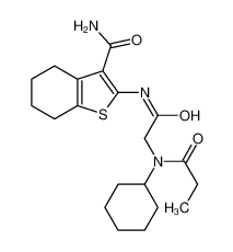 606109-02-8 structure, C20H29N3O3S