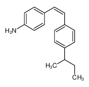 4-[(E)-2-(4-sec-Butylphenyl)vinyl]aniline 345667-59-6