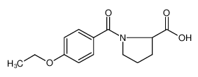 1-(4-乙氧基-苯甲酰基)-吡咯烷-2-羧酸