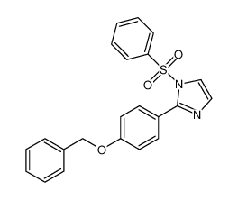 2-(4-(benzyloxy)phenyl)-1-(phenylsulfonyl)-1H-imidazole 1253697-58-3